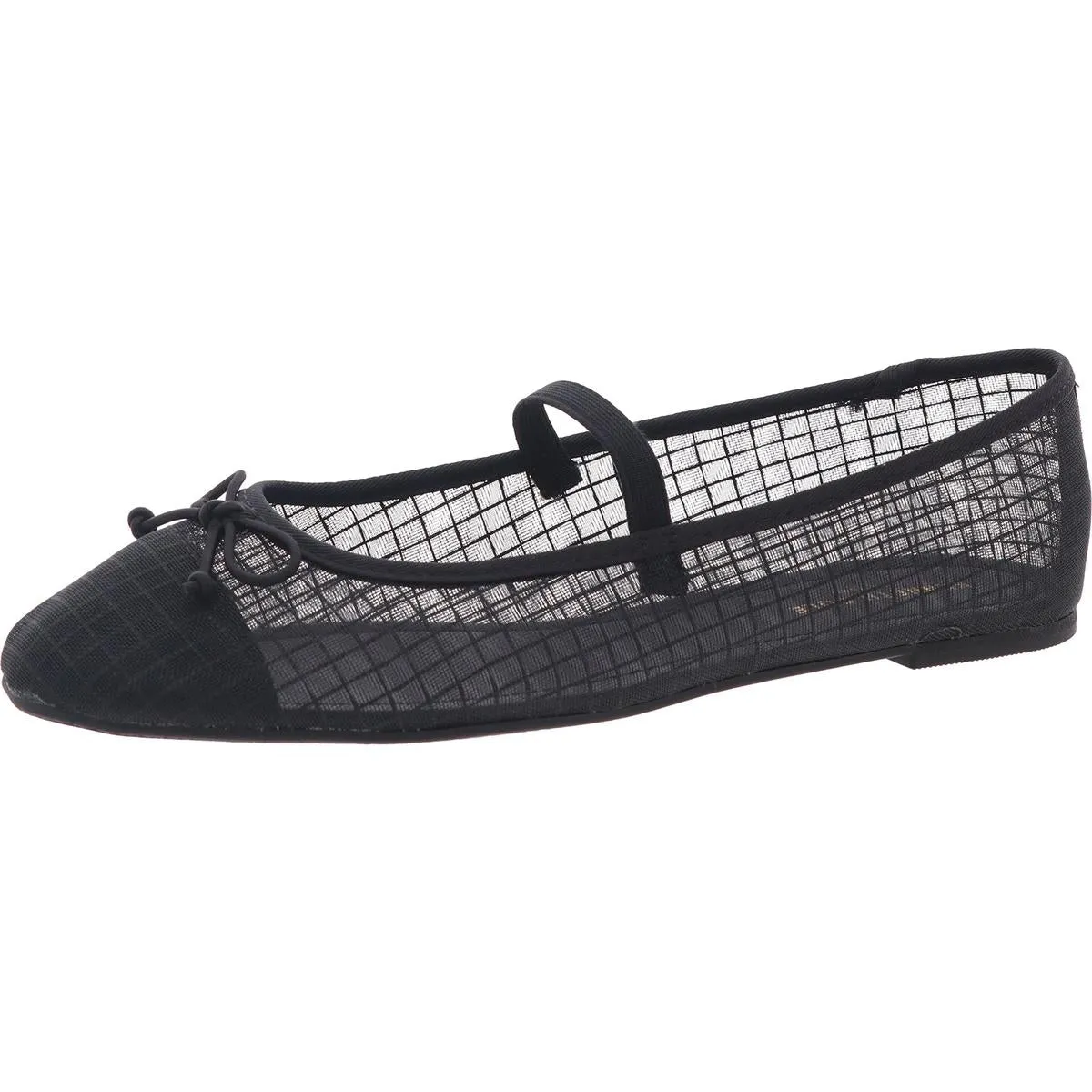 Myra Mesh Womens Bow Mesh Mary Janes