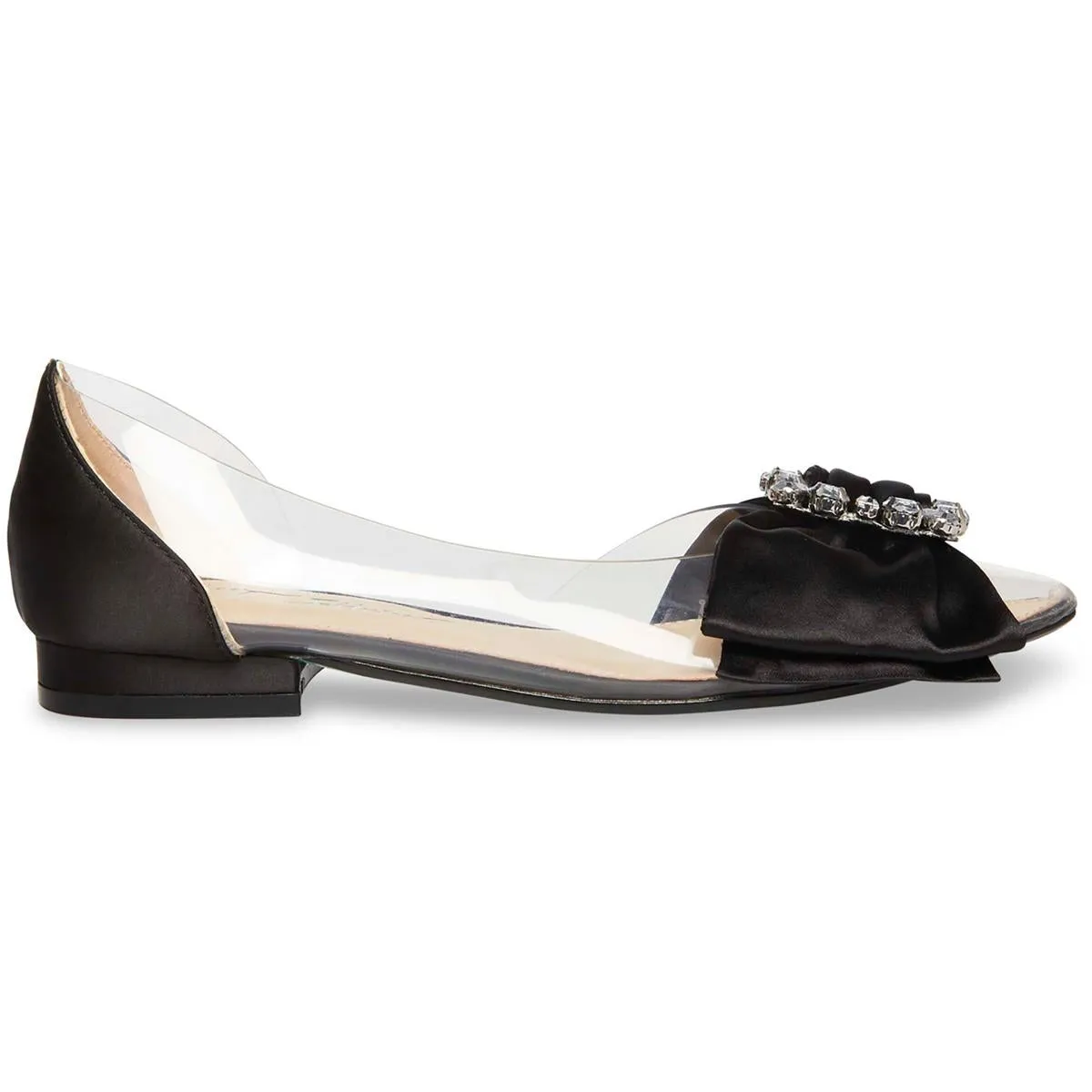 Nelie Womens Satin Embellished D'Orsay