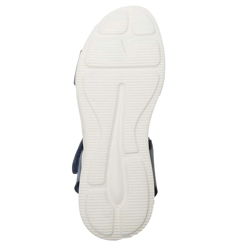 Neon Sandal in Navy