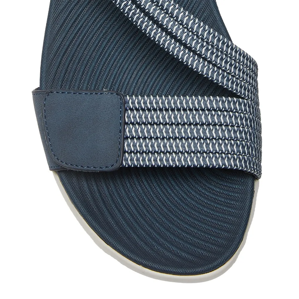 Neon Sandal in Navy