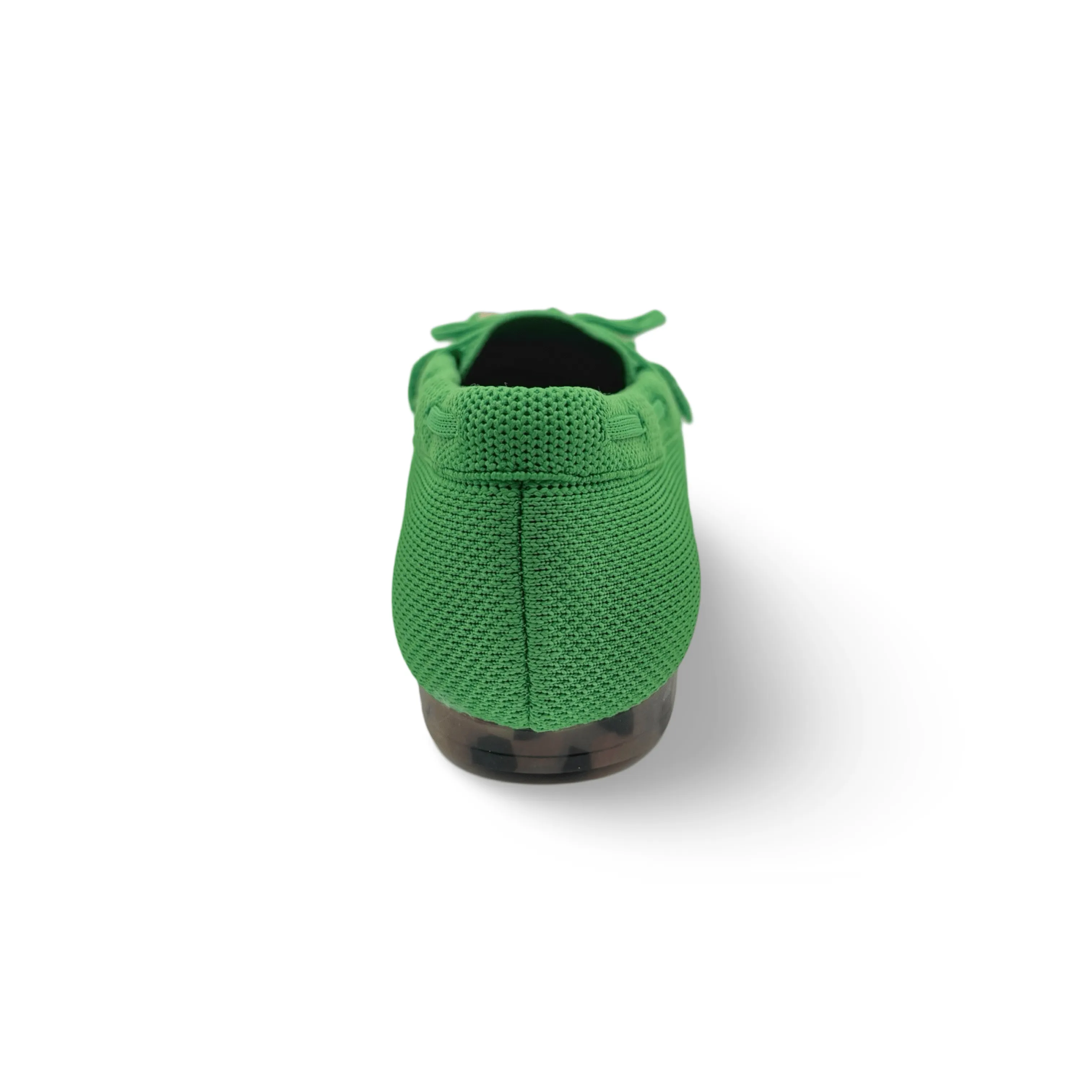 Neve Green Knit Fabric Loafer