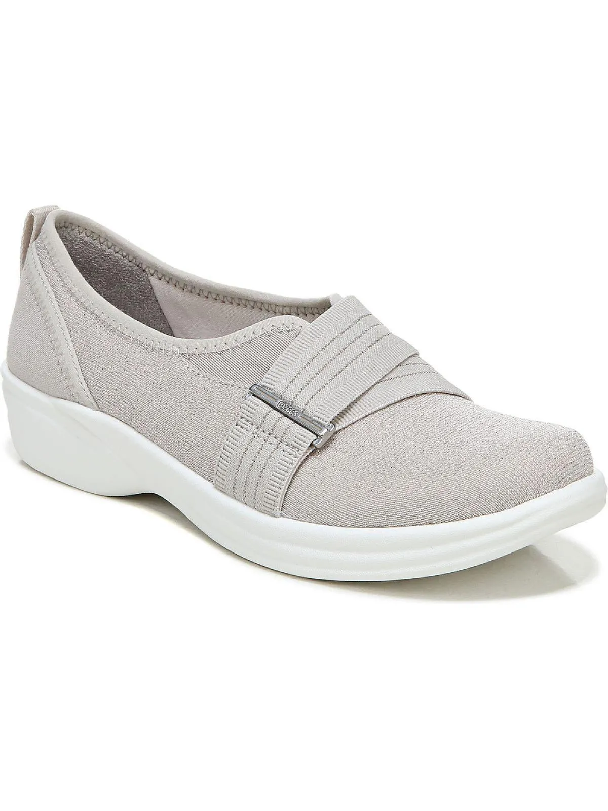 Niche III Womens Shimmer Lifestyle Slip-On Sneakers