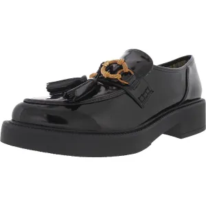 Nichola Womens Patent Tassel Loafers