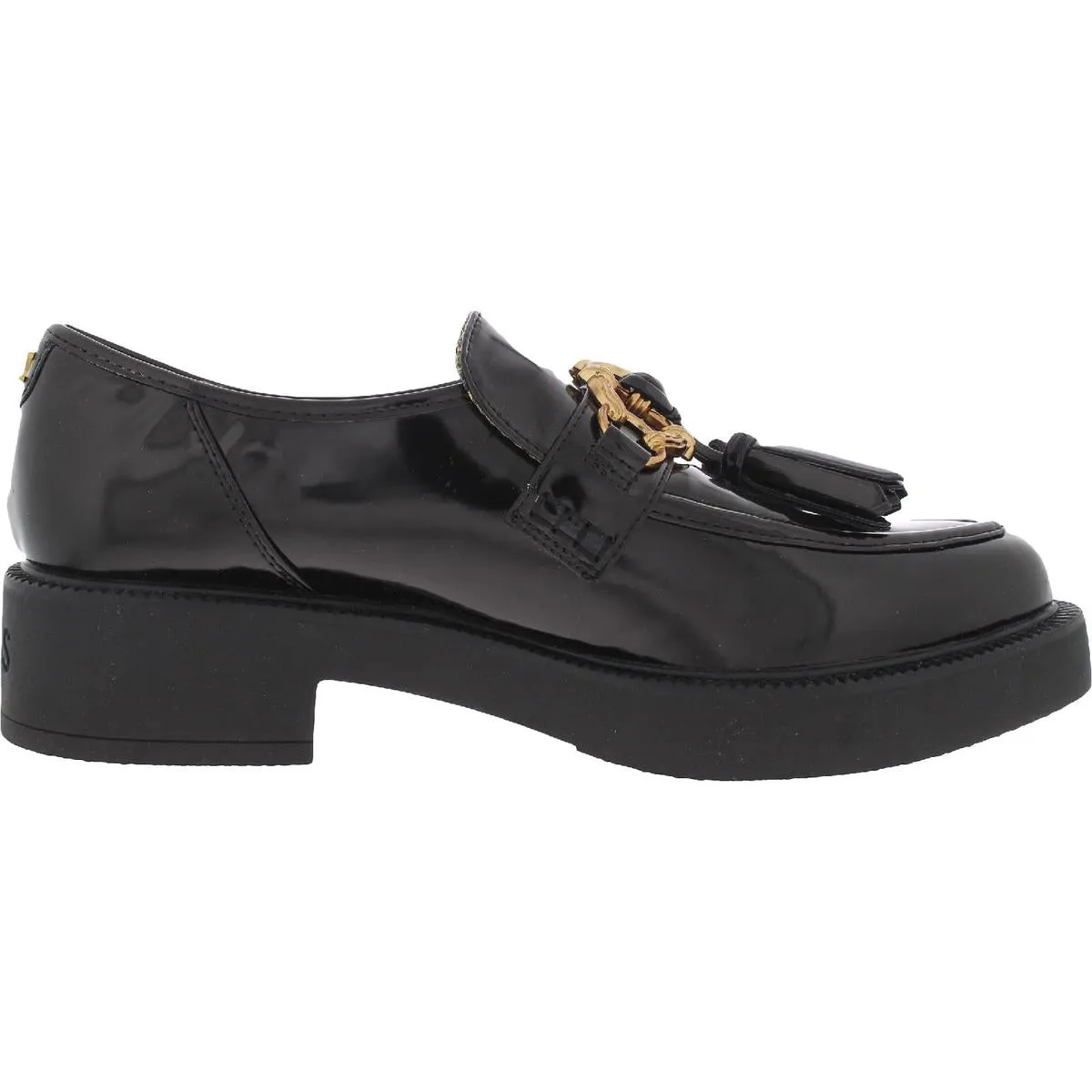 Nichola Womens Patent Tassel Loafers