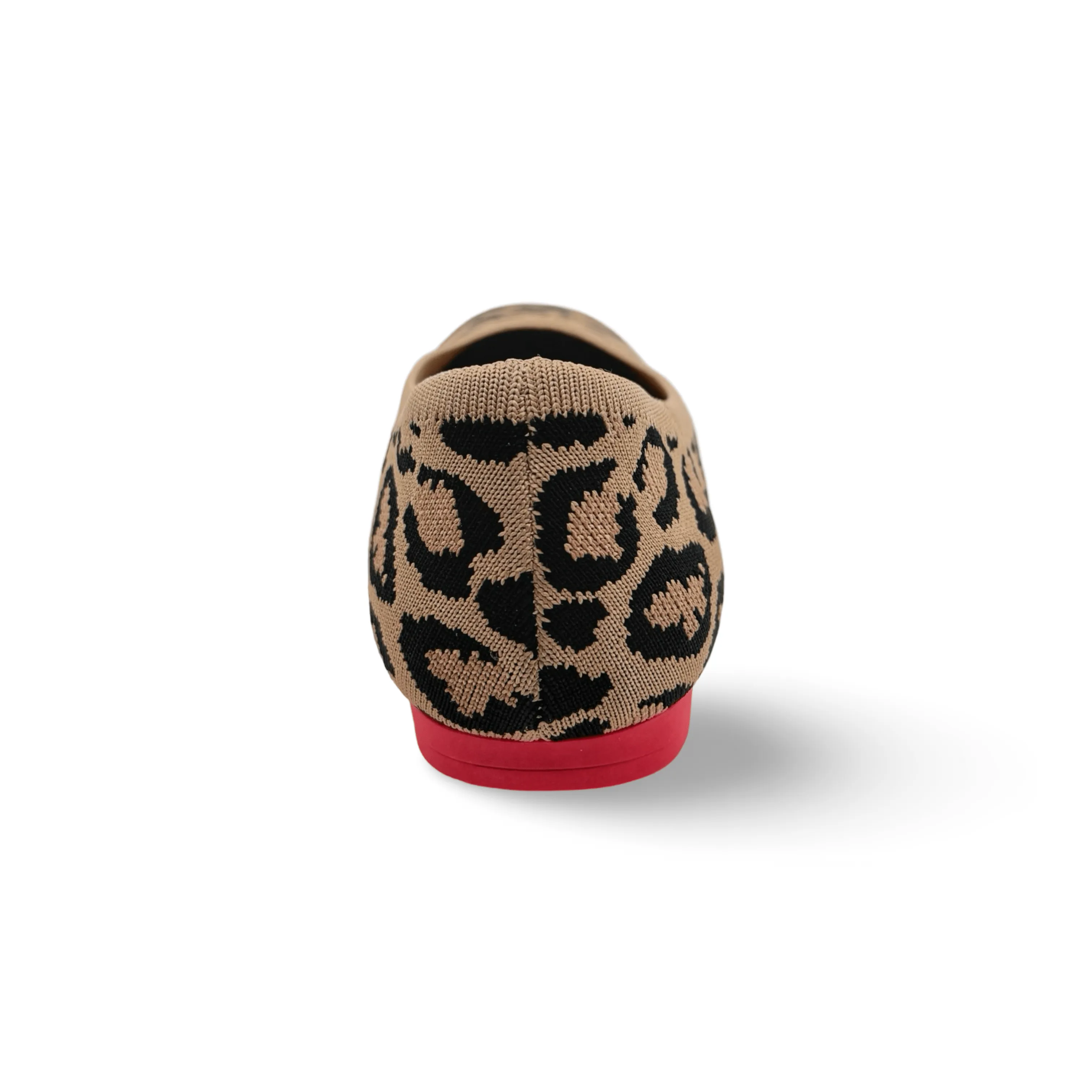 Niki Leopard Knit Fabric Flat