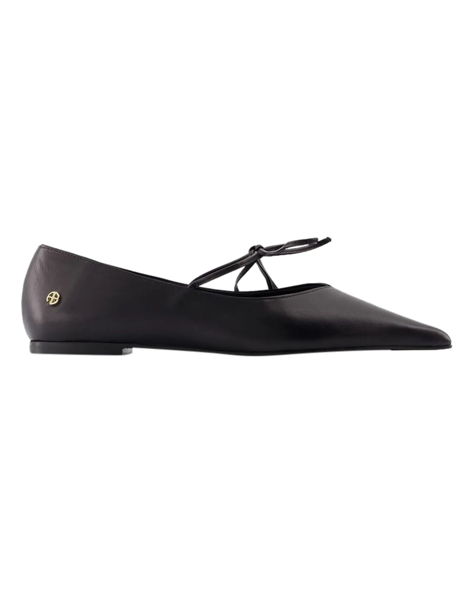 Nikki Ballerinas - ANINE BING - Leather - Black