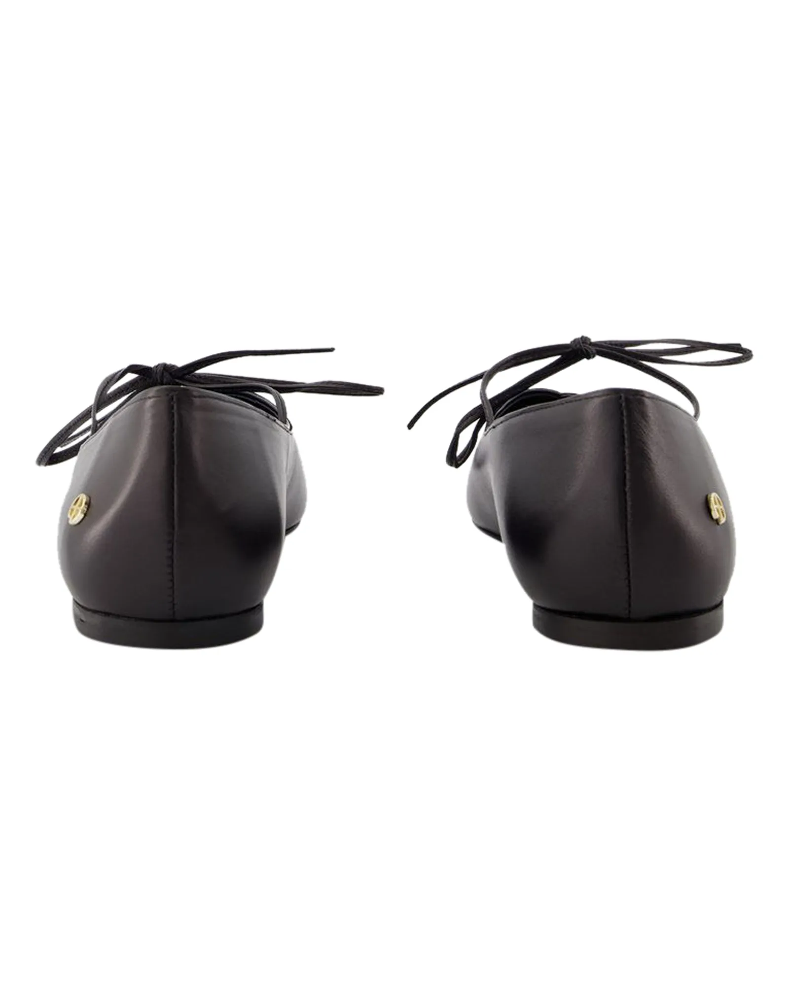 Nikki Ballerinas - ANINE BING - Leather - Black