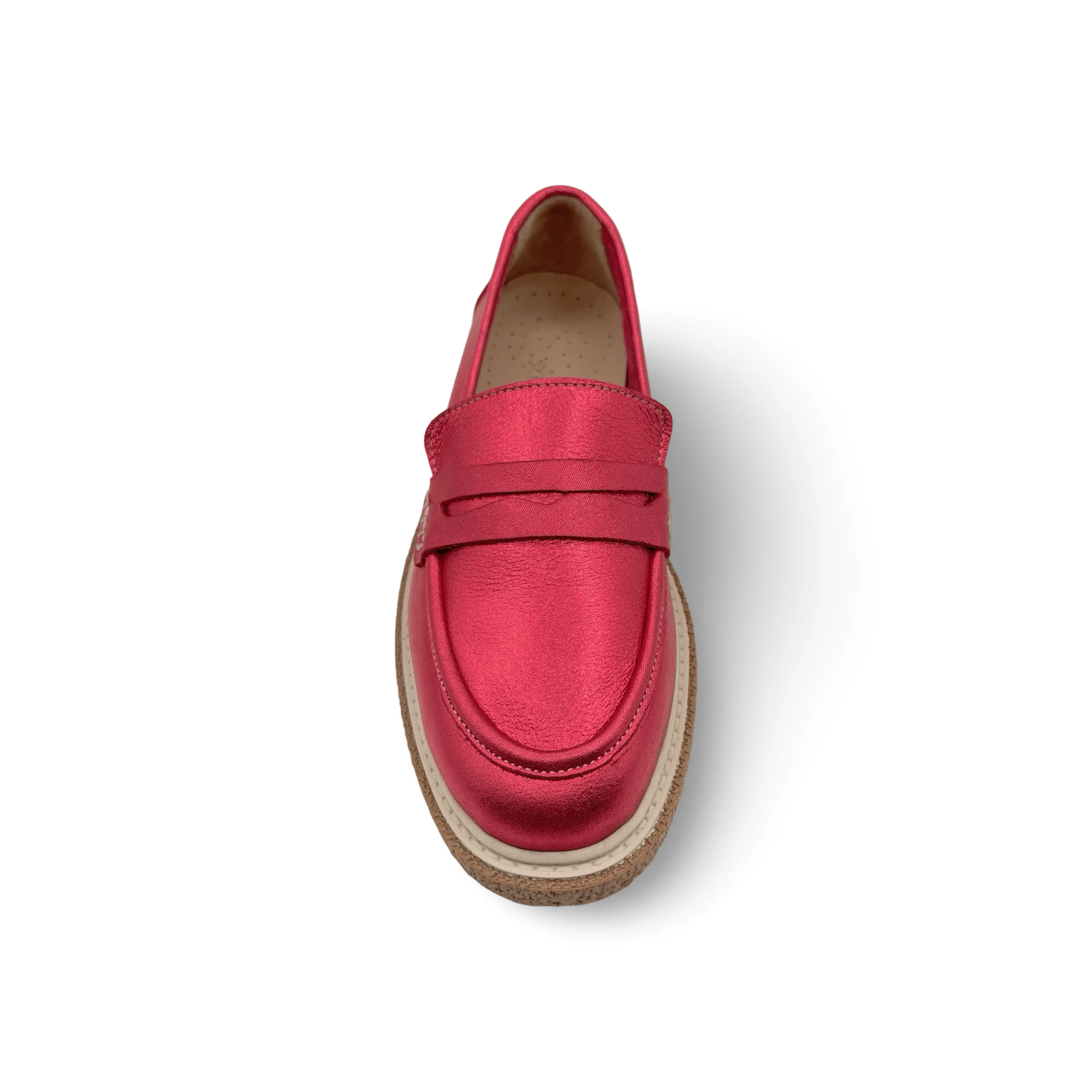 Nila Pink Metallic Loafer