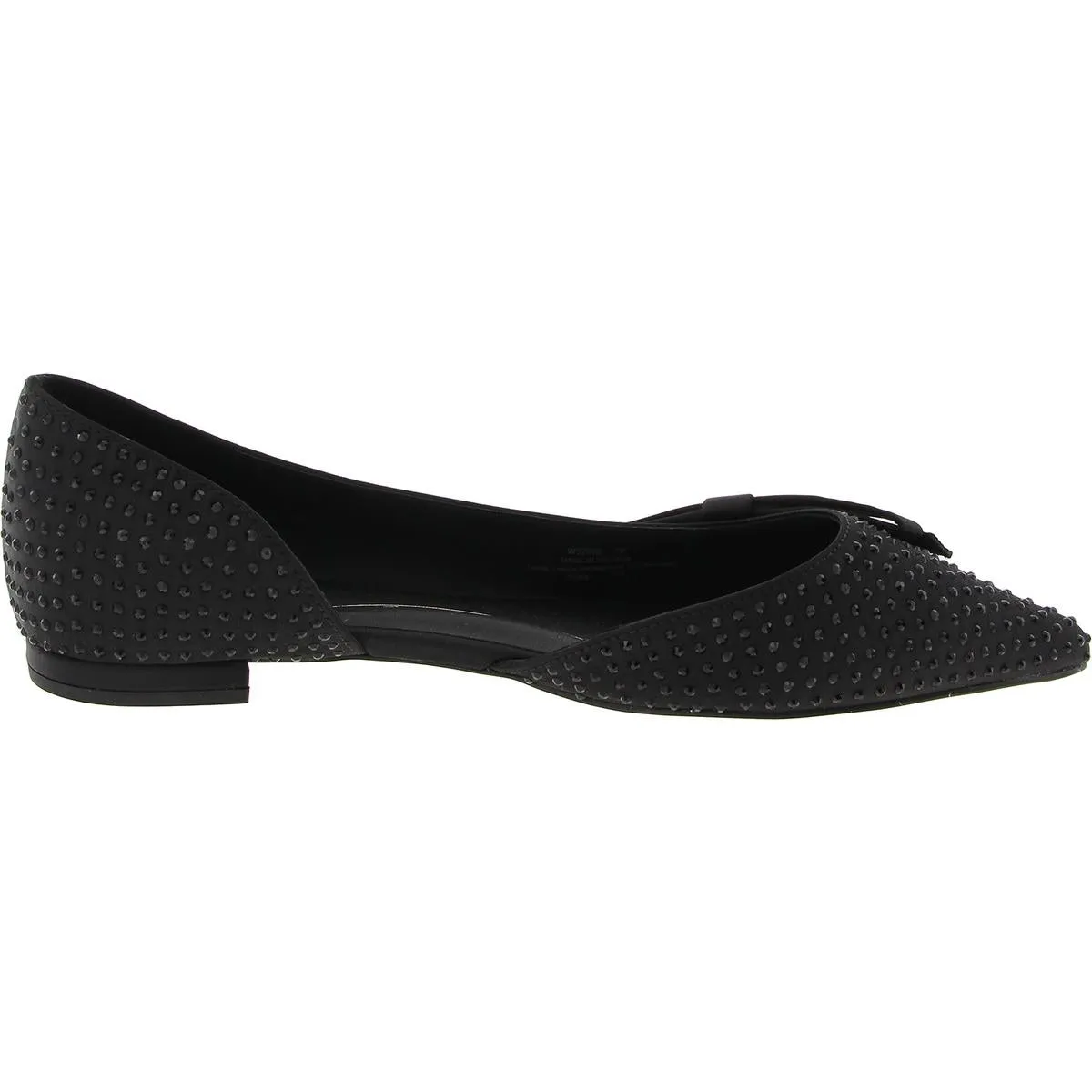 Noella Bow Skimmer Womens Embellished Satin D'Orsay