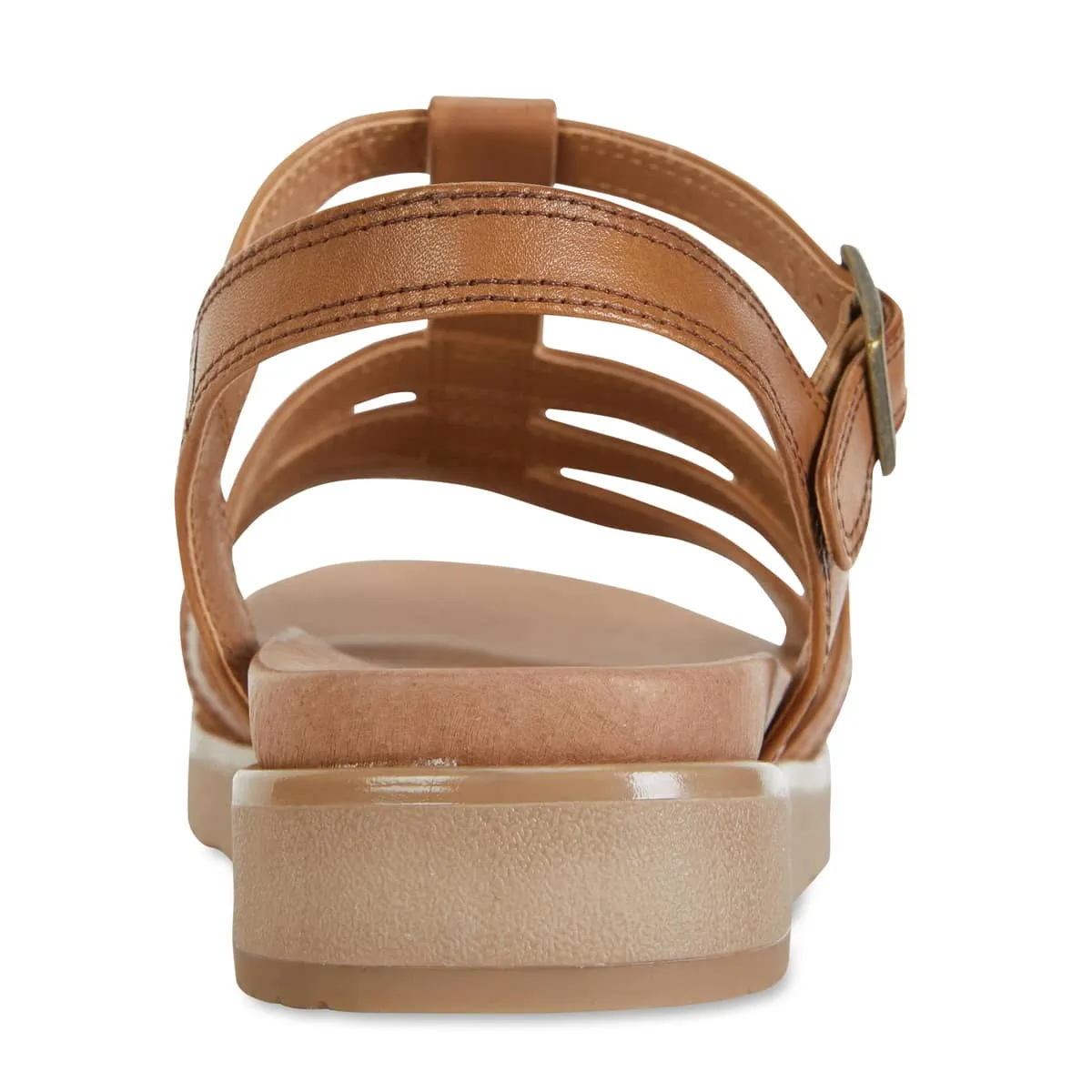 Ohio Sandal in Cognac Leather