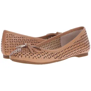 Olivia Flat Womens Bow Leather Flat Shoes