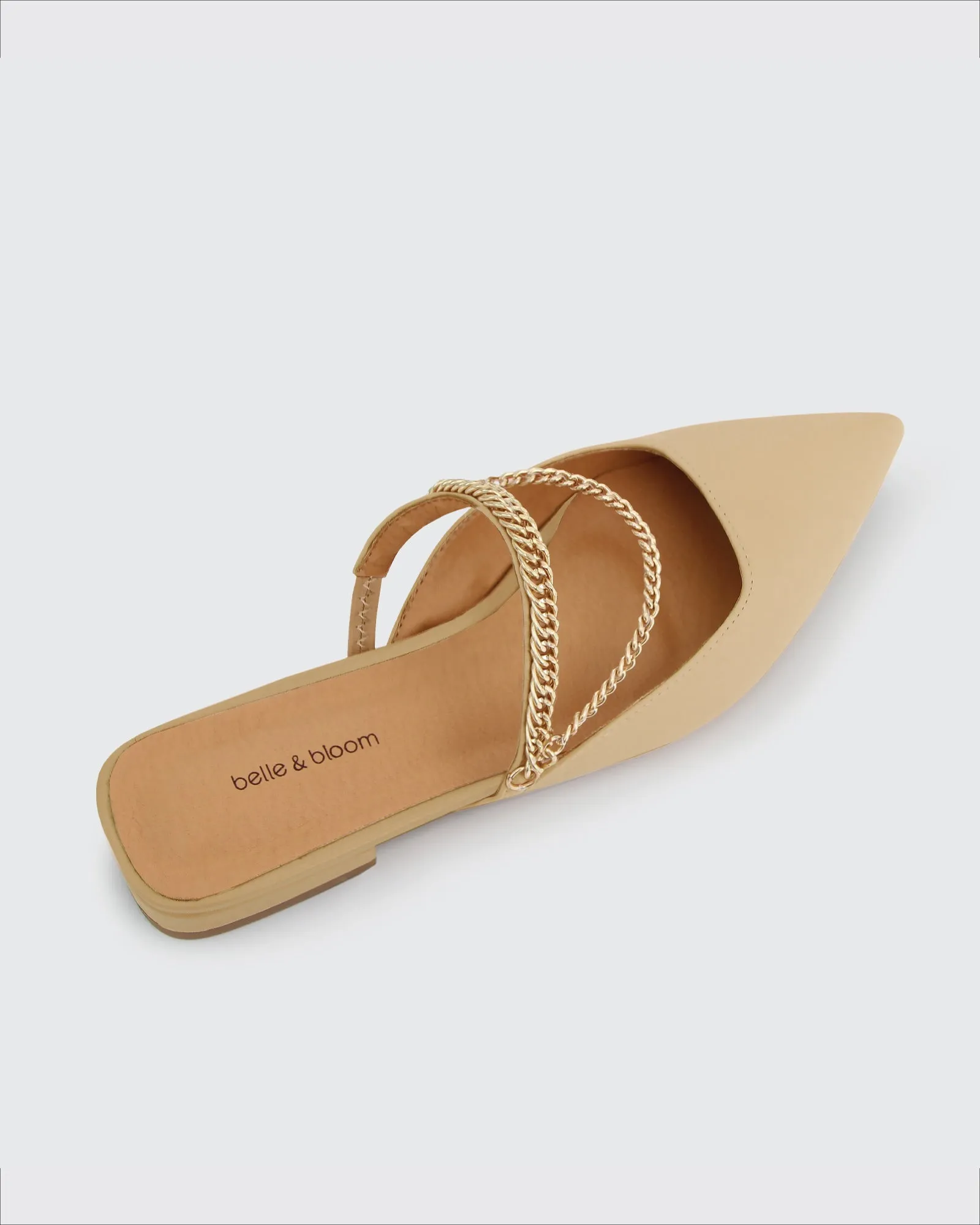 On The Go Leather Flat