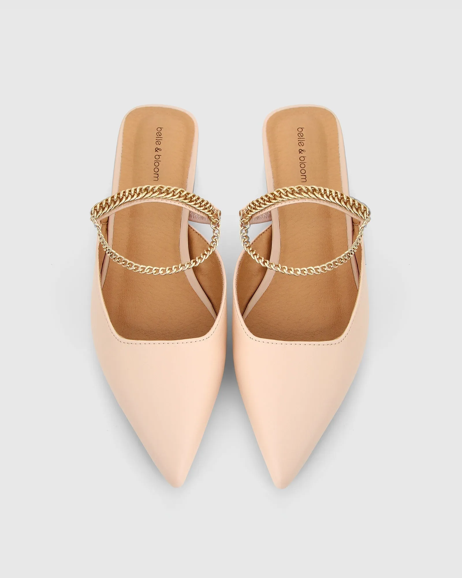 On The Go Leather Flat