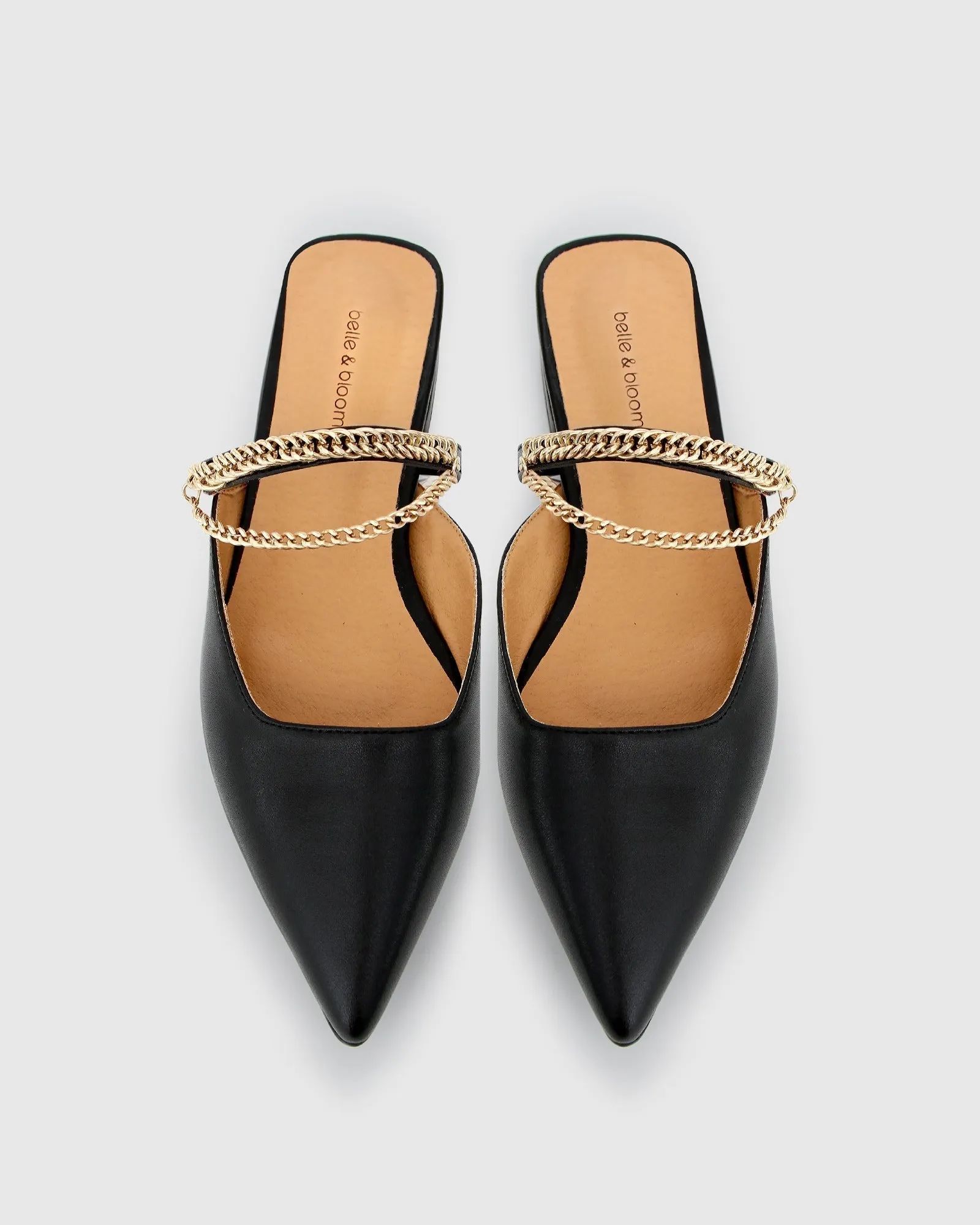 On The Go Leather Flat