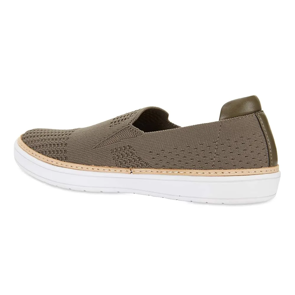 Onyx Loafer in Khaki Fabric