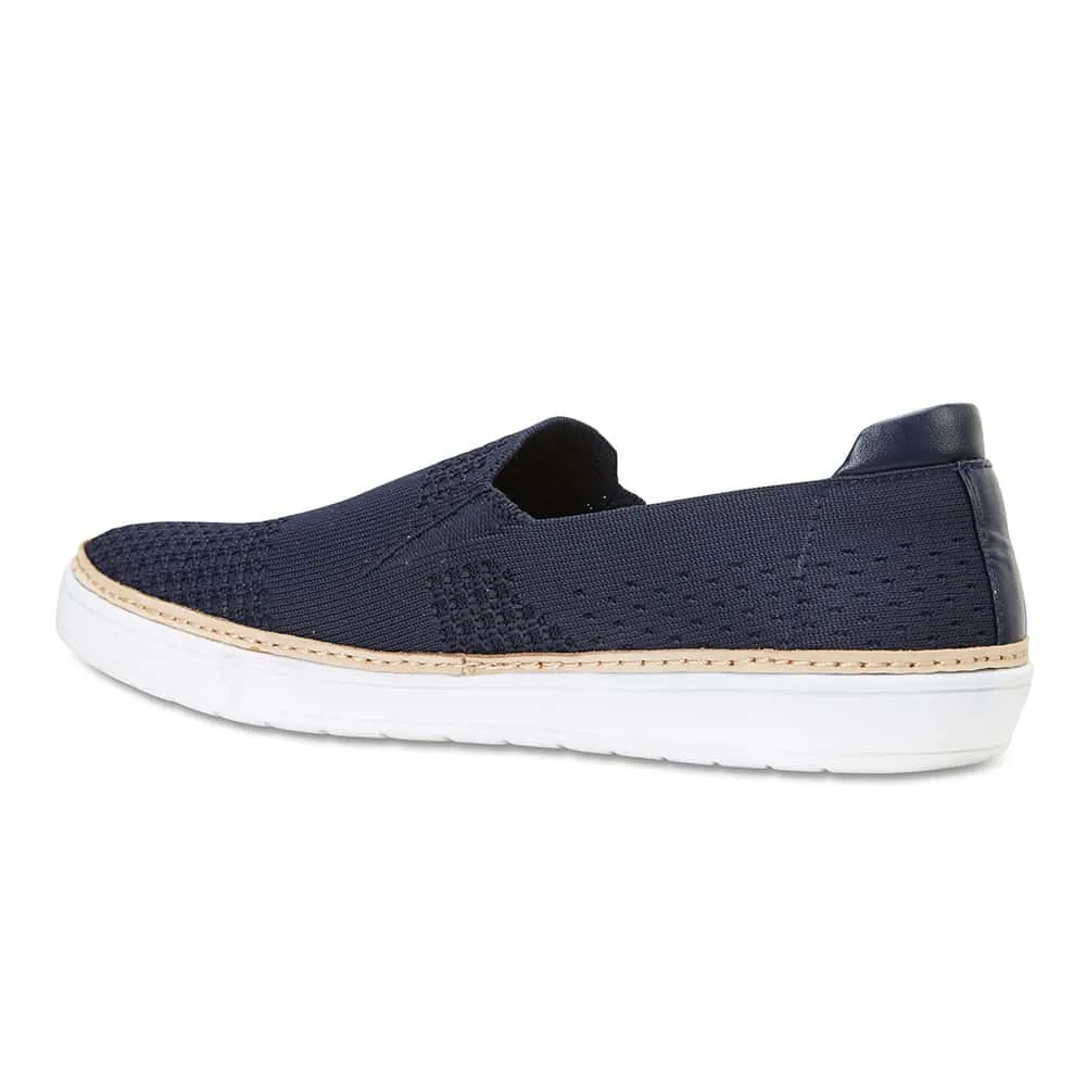 Onyx Loafer in Navy Fabric