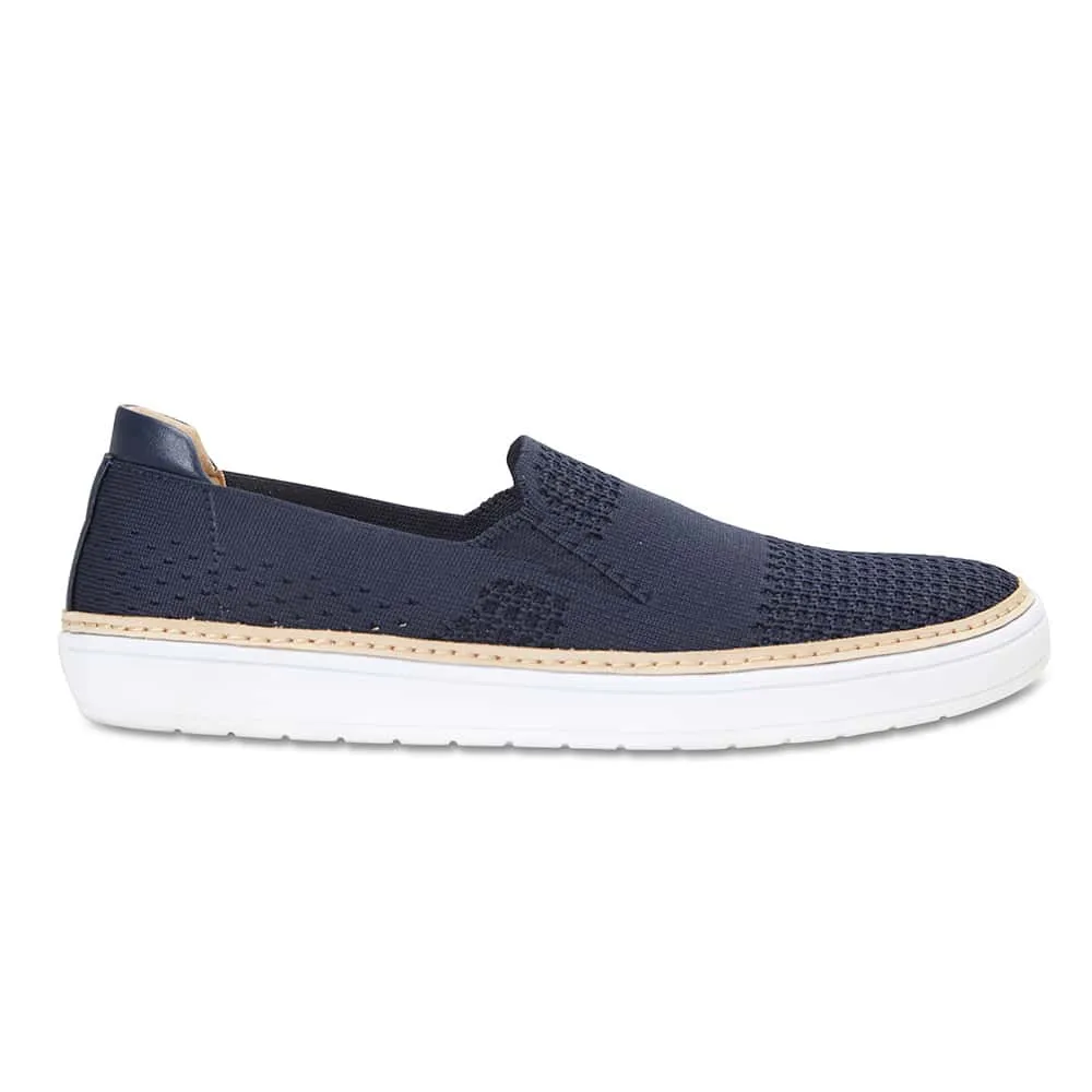 Onyx Loafer in Navy Fabric