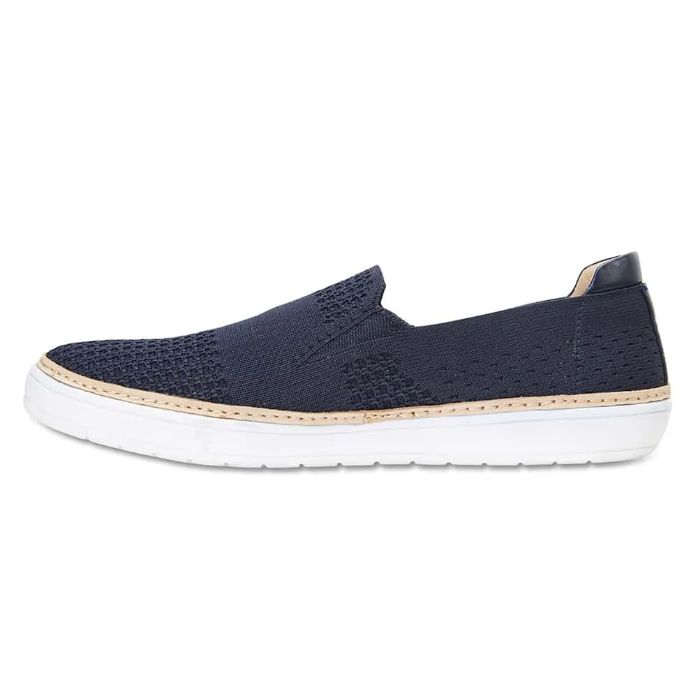 Onyx Loafer in Navy Fabric