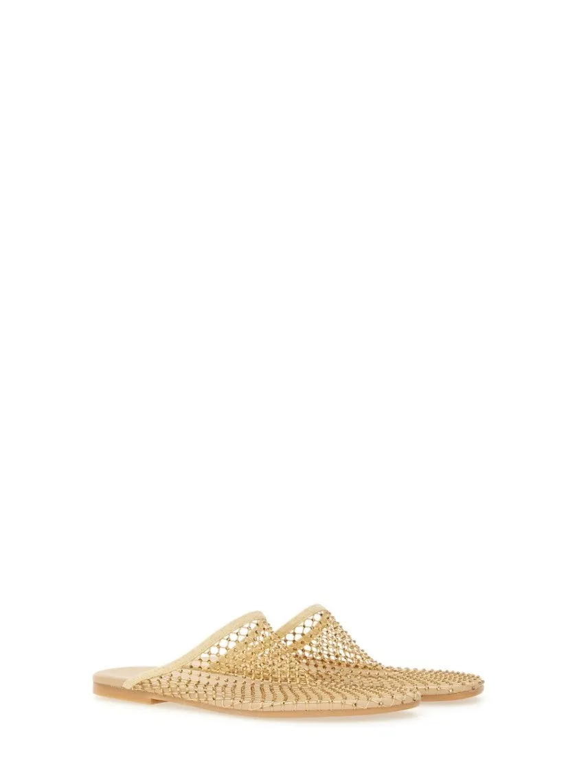 Open-Toe Mesh Slip-On Sabot In Mesh