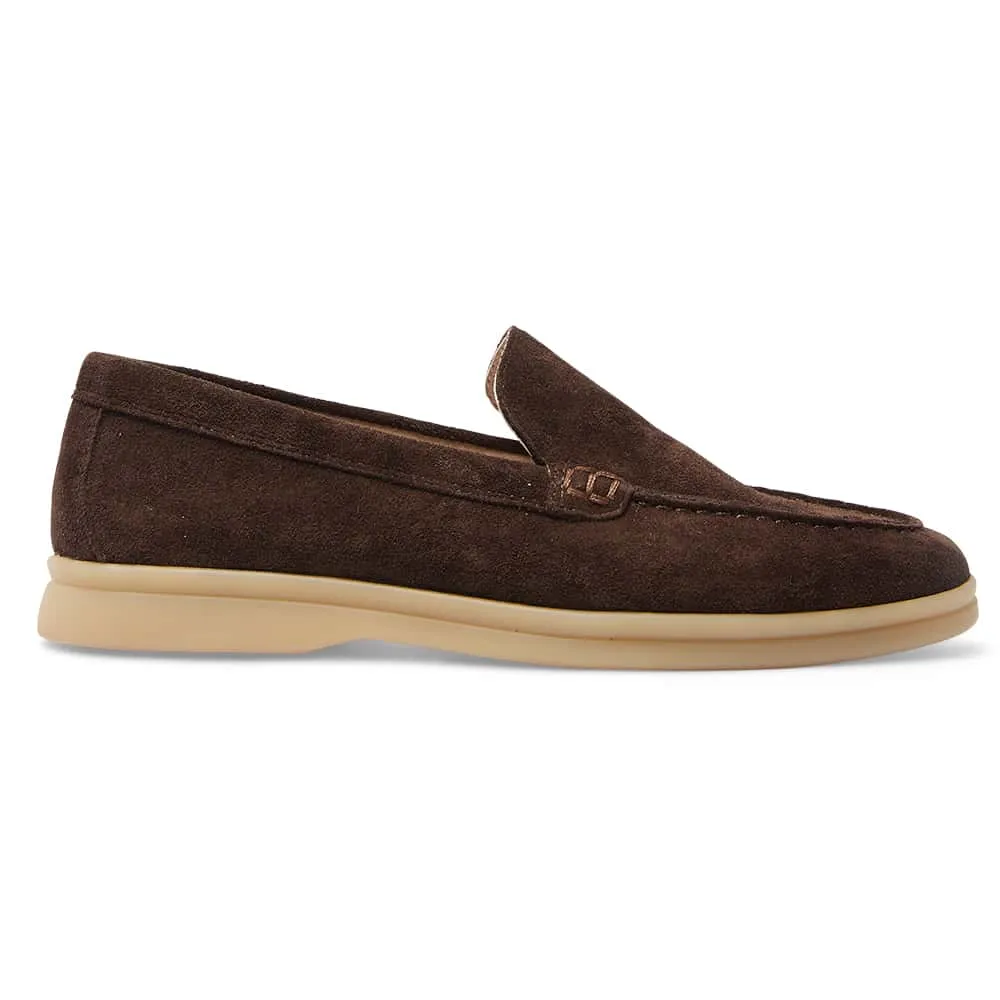 Orlando Loafer in Chocolate Suede Suede