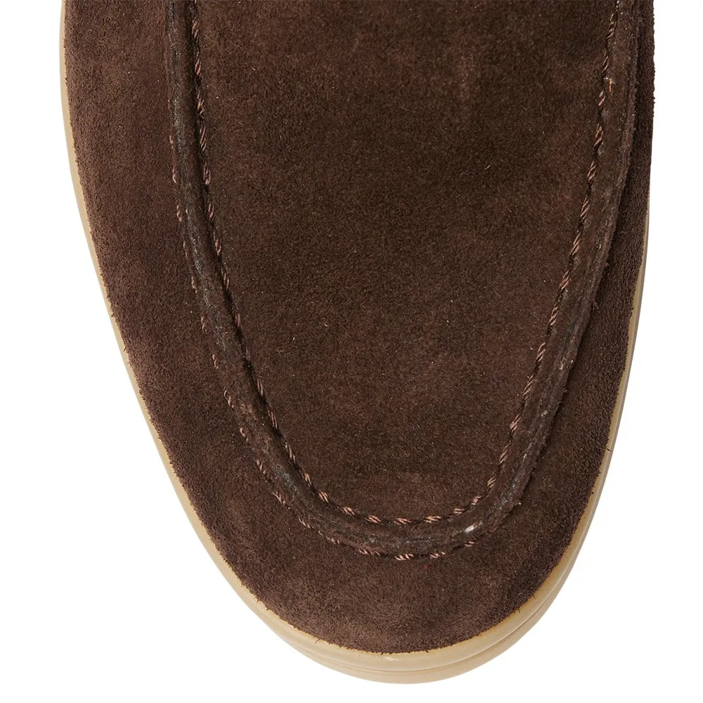Orlando Loafer in Chocolate Suede Suede