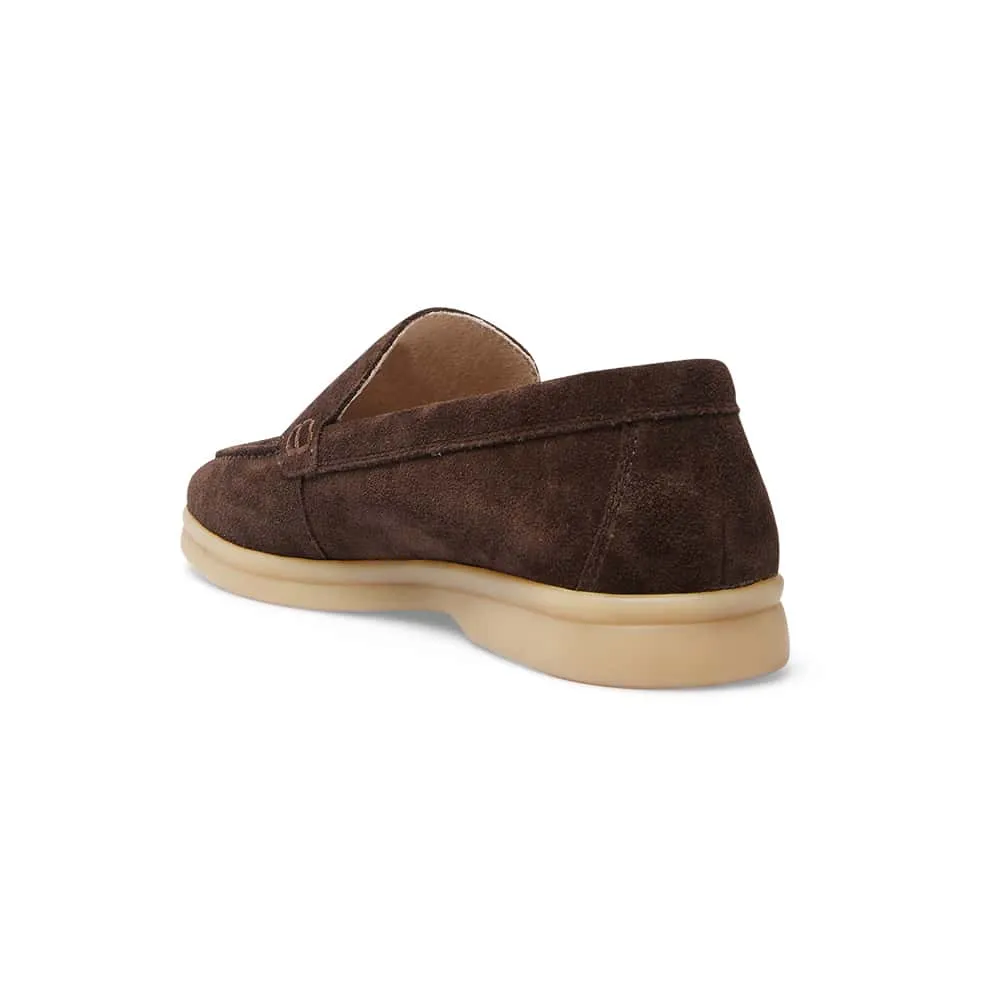 Orlando Loafer in Chocolate Suede Suede