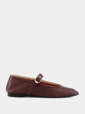 Oxblood Ballet Mary Jane Flats