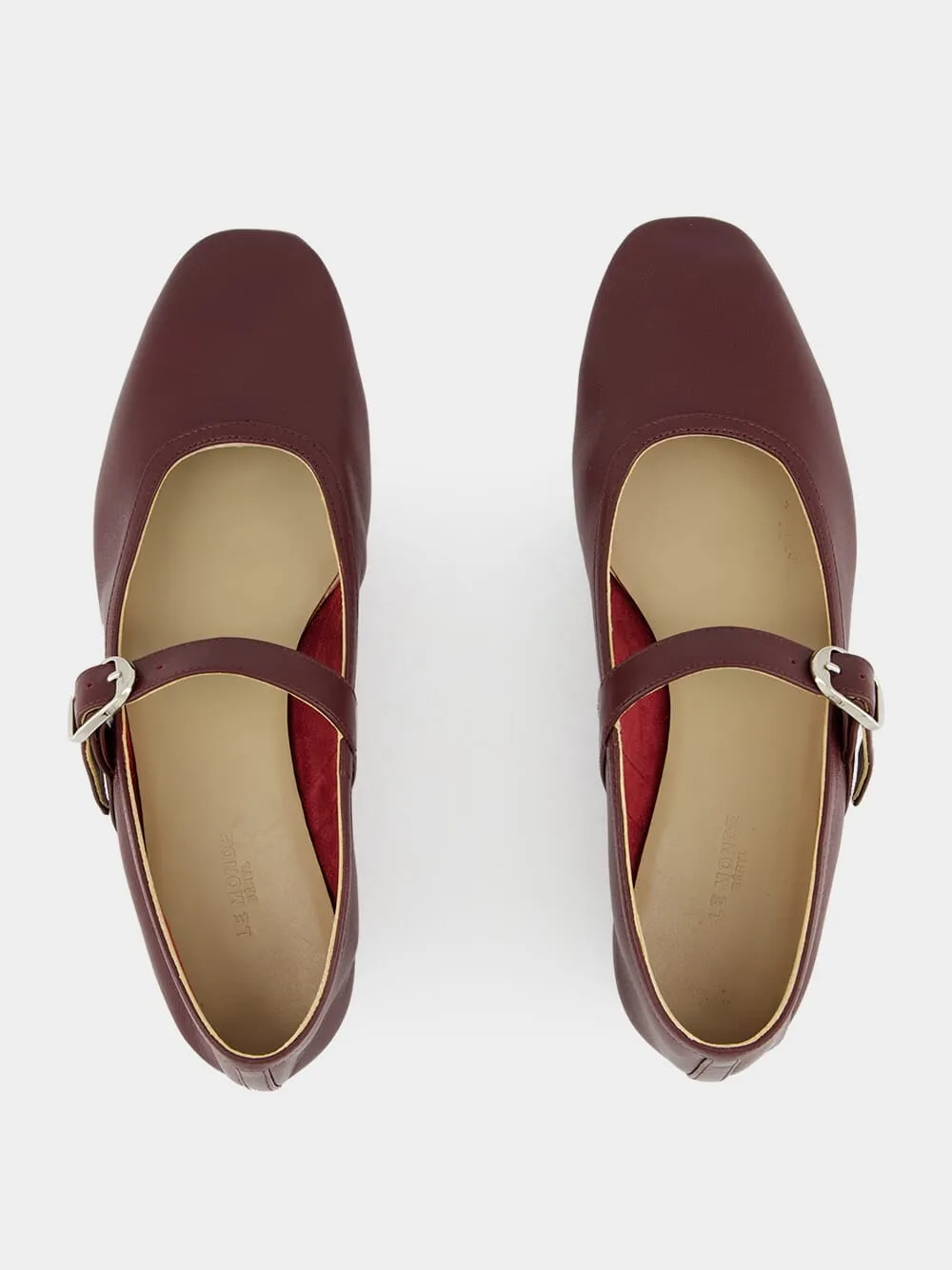 Oxblood Ballet Mary Jane Flats