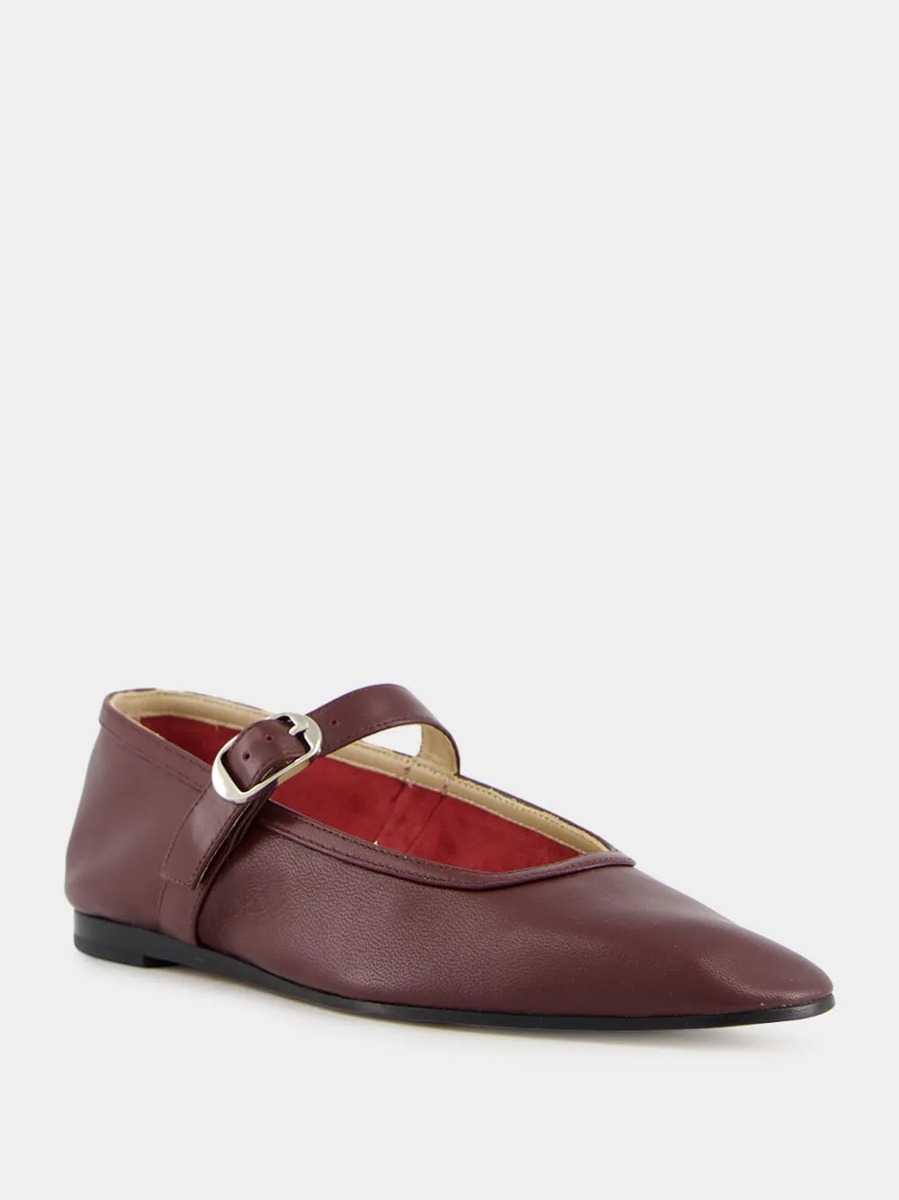 Oxblood Ballet Mary Jane Flats