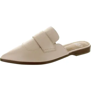 Palmer Womens Solid Leather Mules