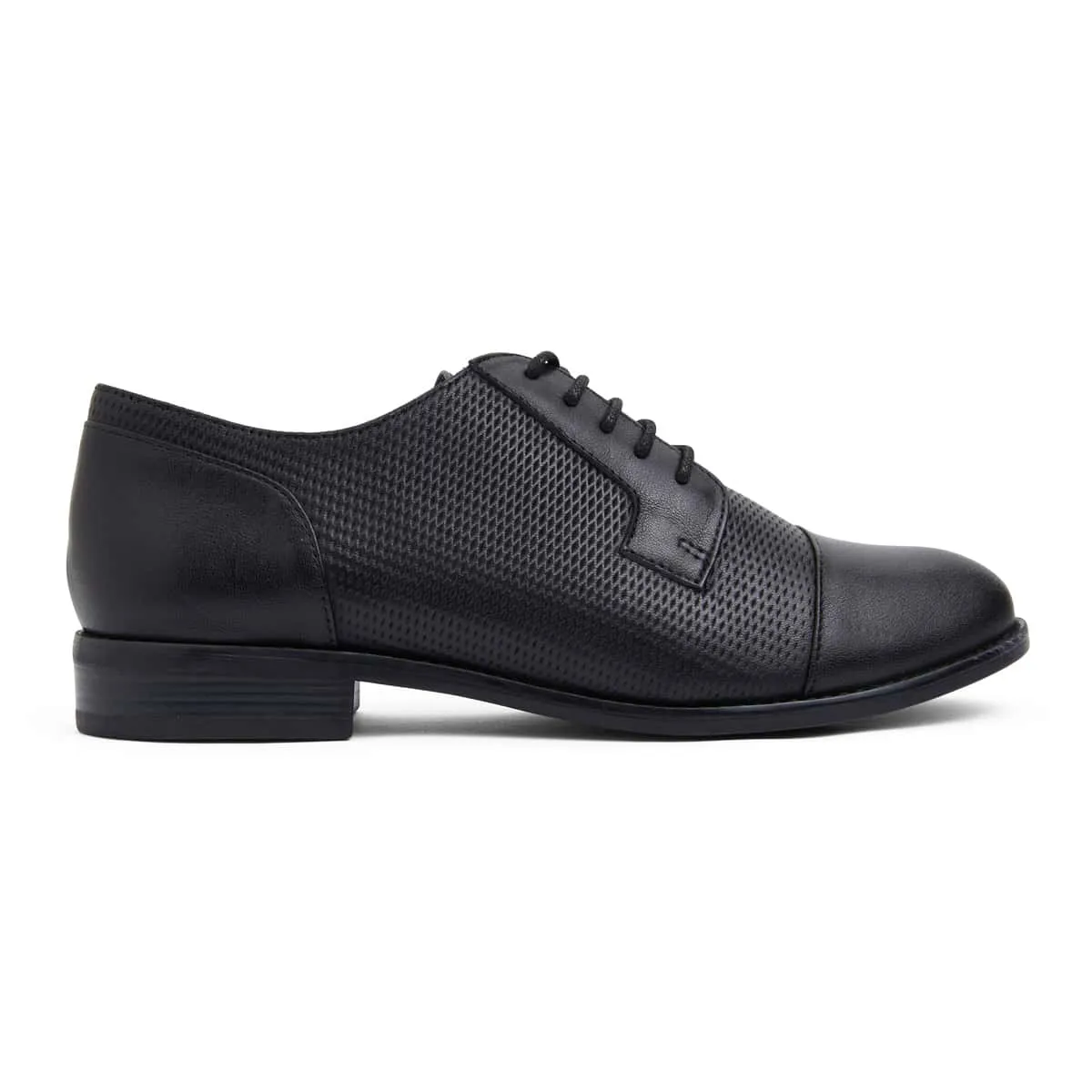 Panache Brogue in Black Leather