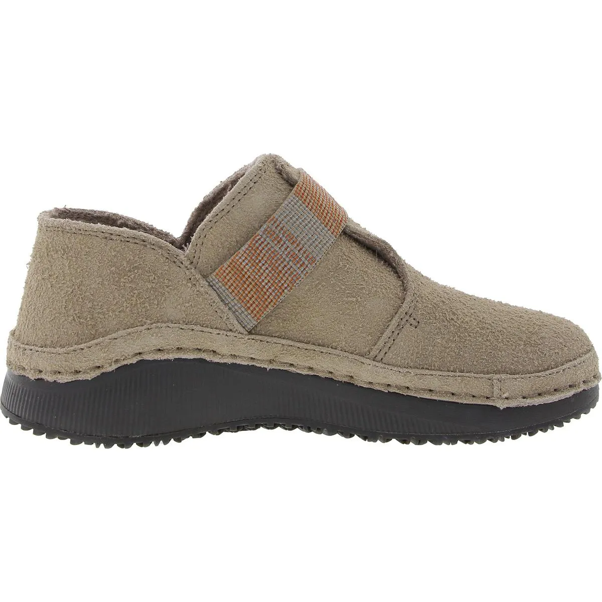 PAONIA Womens Buckle Faux Leather Slip-On Sneakers