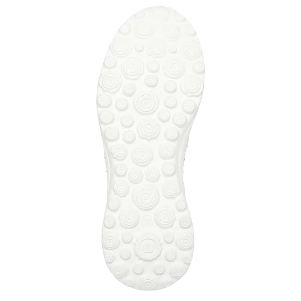 Parlour Sneaker in White Diamante