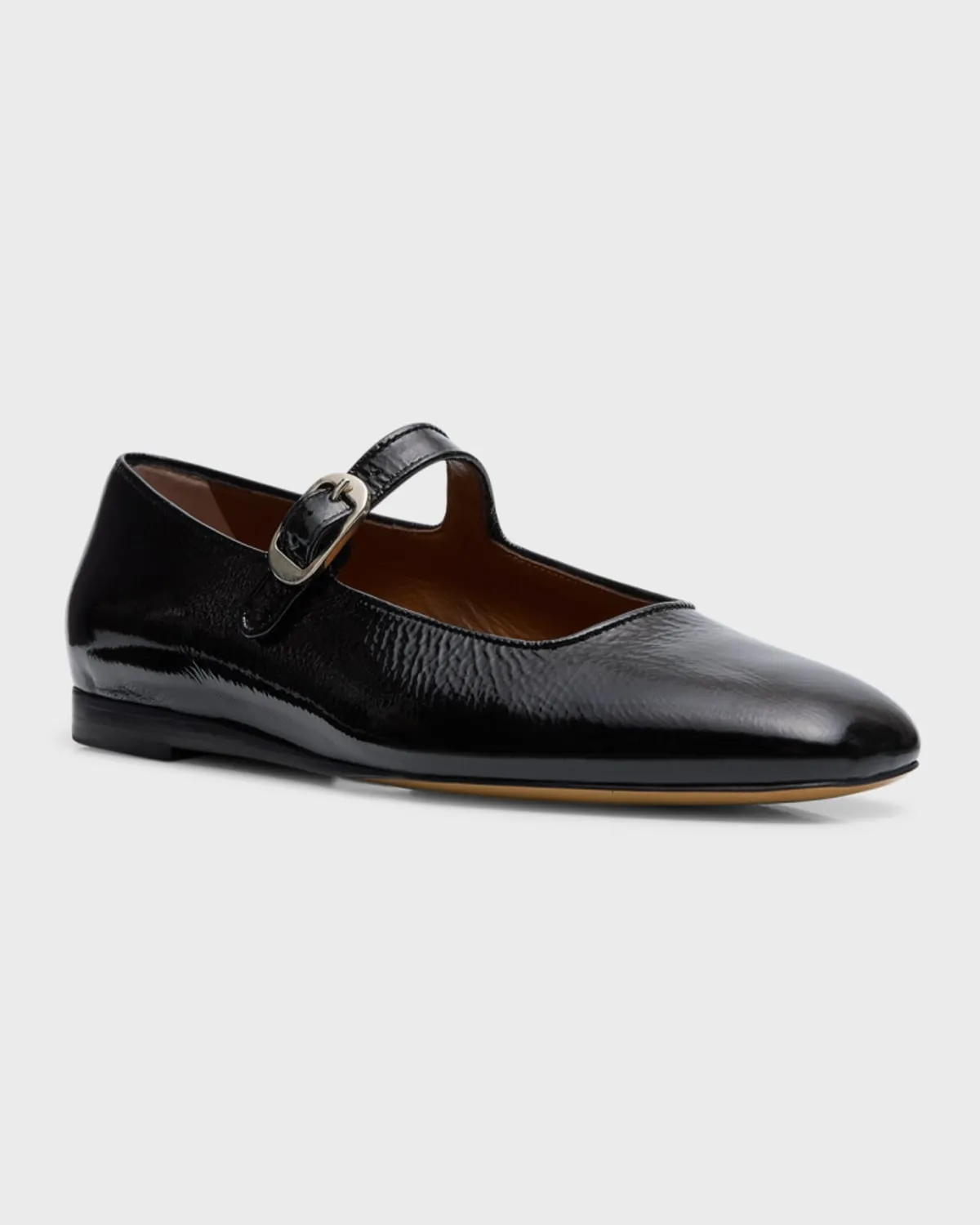 Patent Leather Mary Jane Ballerina Flats