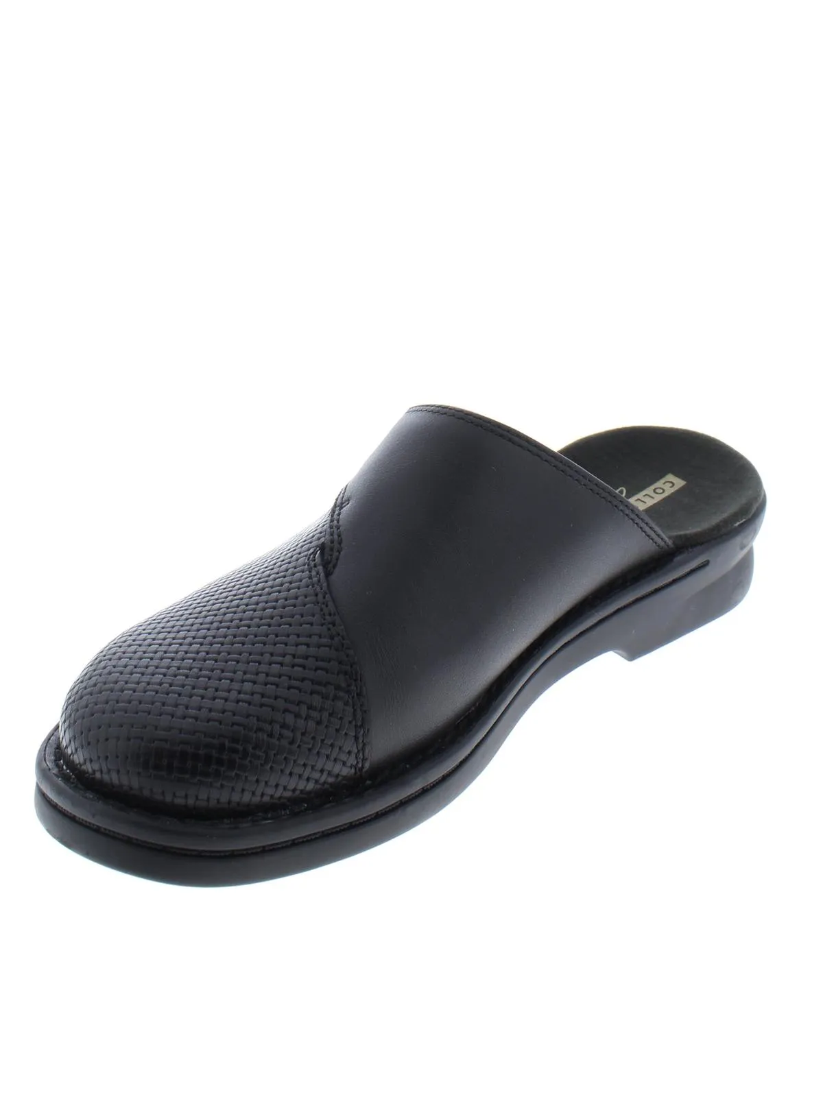 Patty Tayna Womens Leather Slip On Clogs