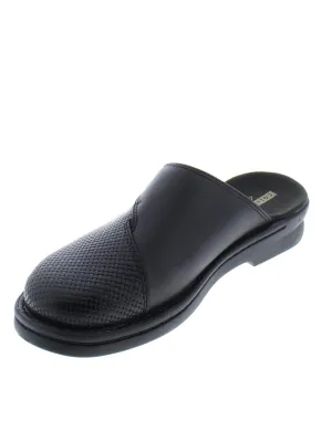 Patty Tayna Womens Leather Slip On Clogs