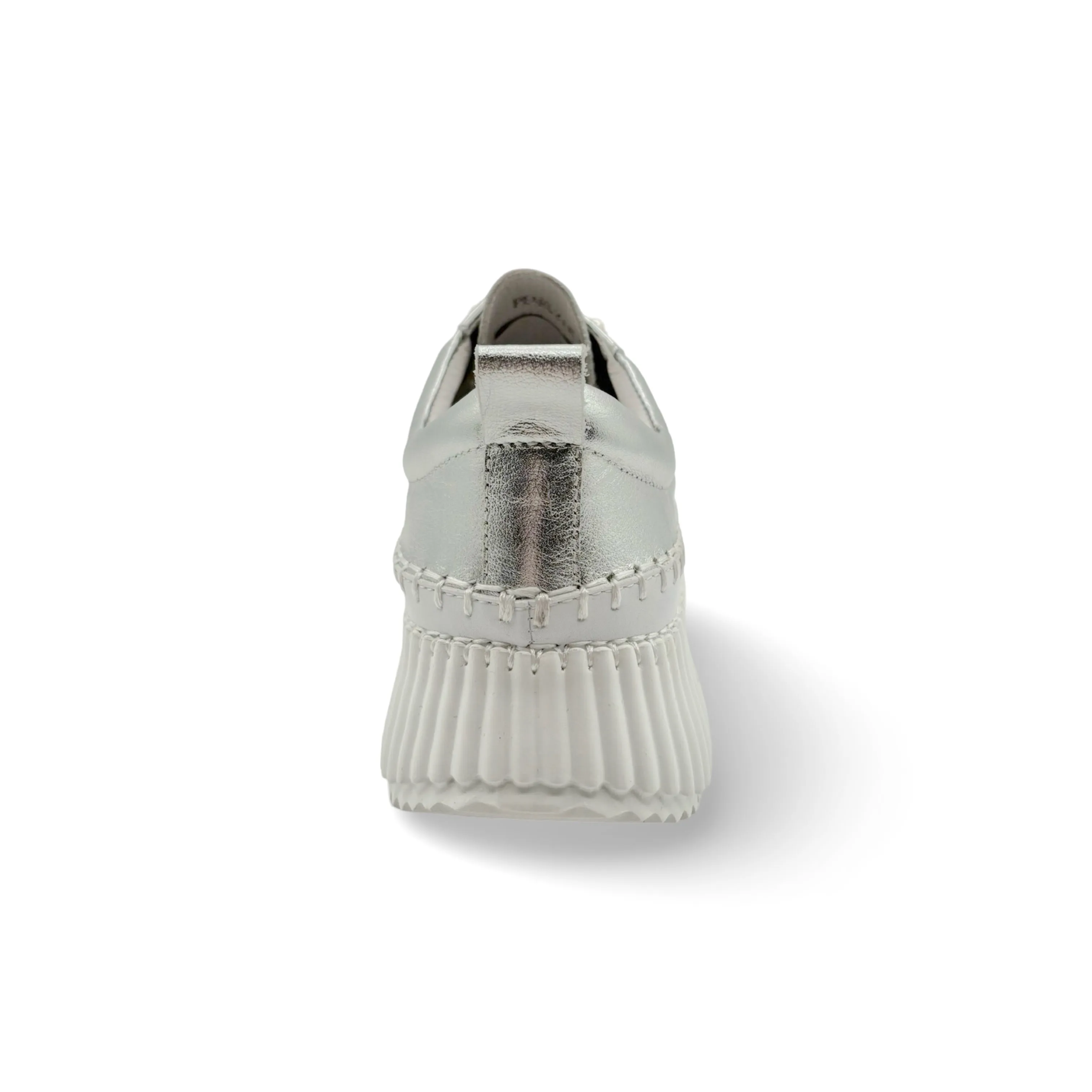 Pearlzie Silver Platform Sneaker