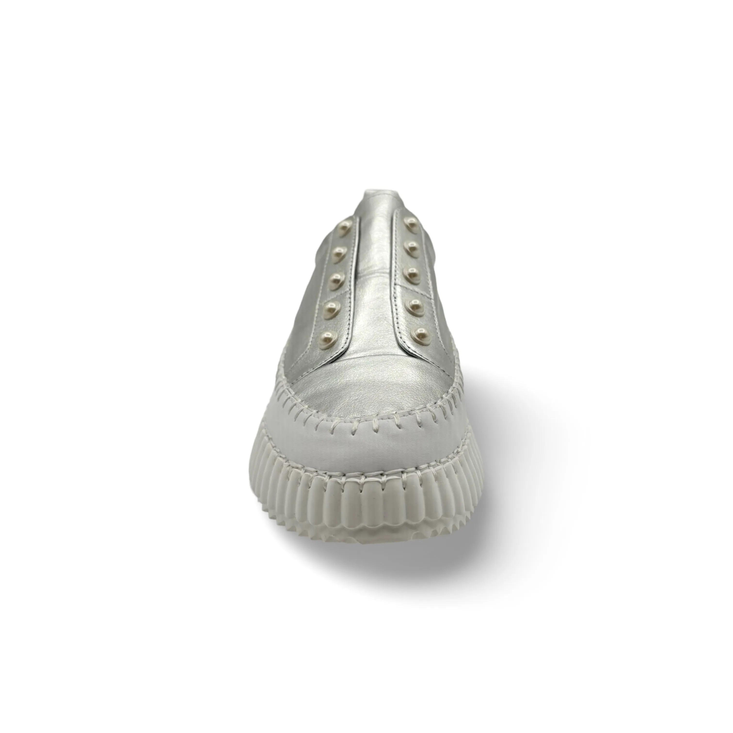 Pearlzie Silver Platform Sneaker