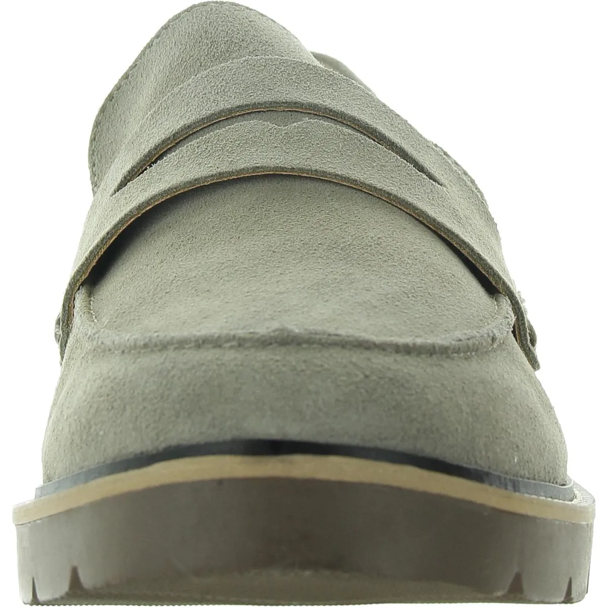 PENNY Womens Solid Suede Loafers