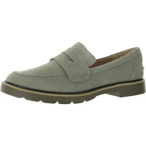 PENNY Womens Solid Suede Loafers