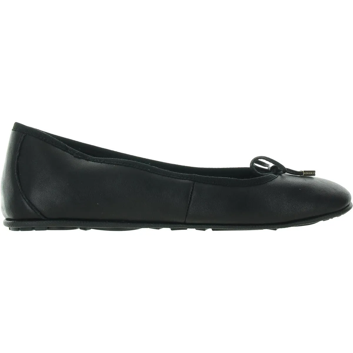 PIA Womens Bow Leather Ballet Flats