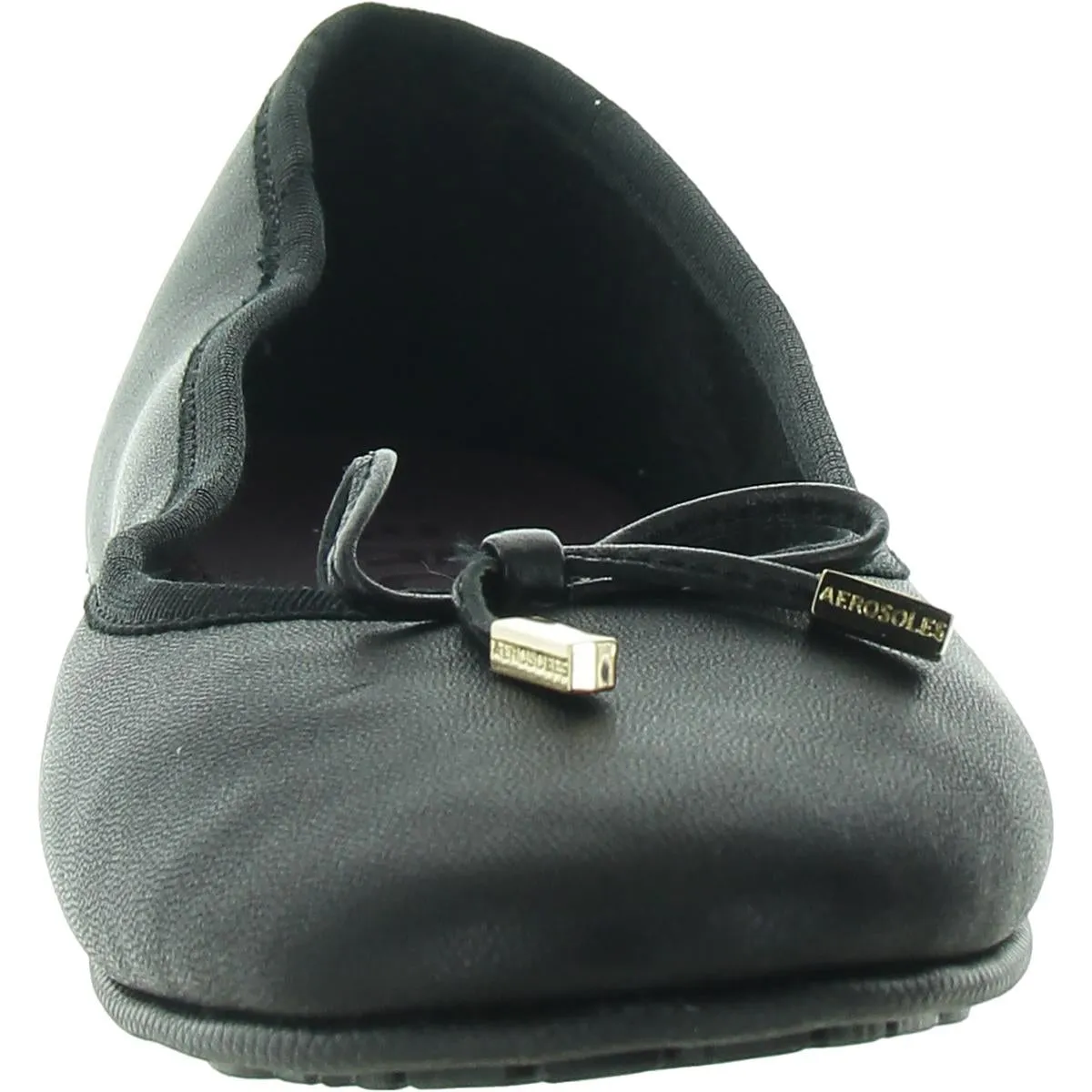 PIA Womens Bow Leather Ballet Flats