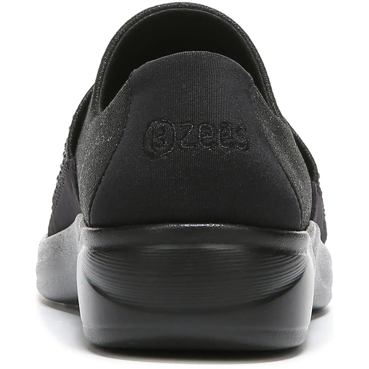 Pizazz Womens Metallic Comfort Slip-On Sneakers
