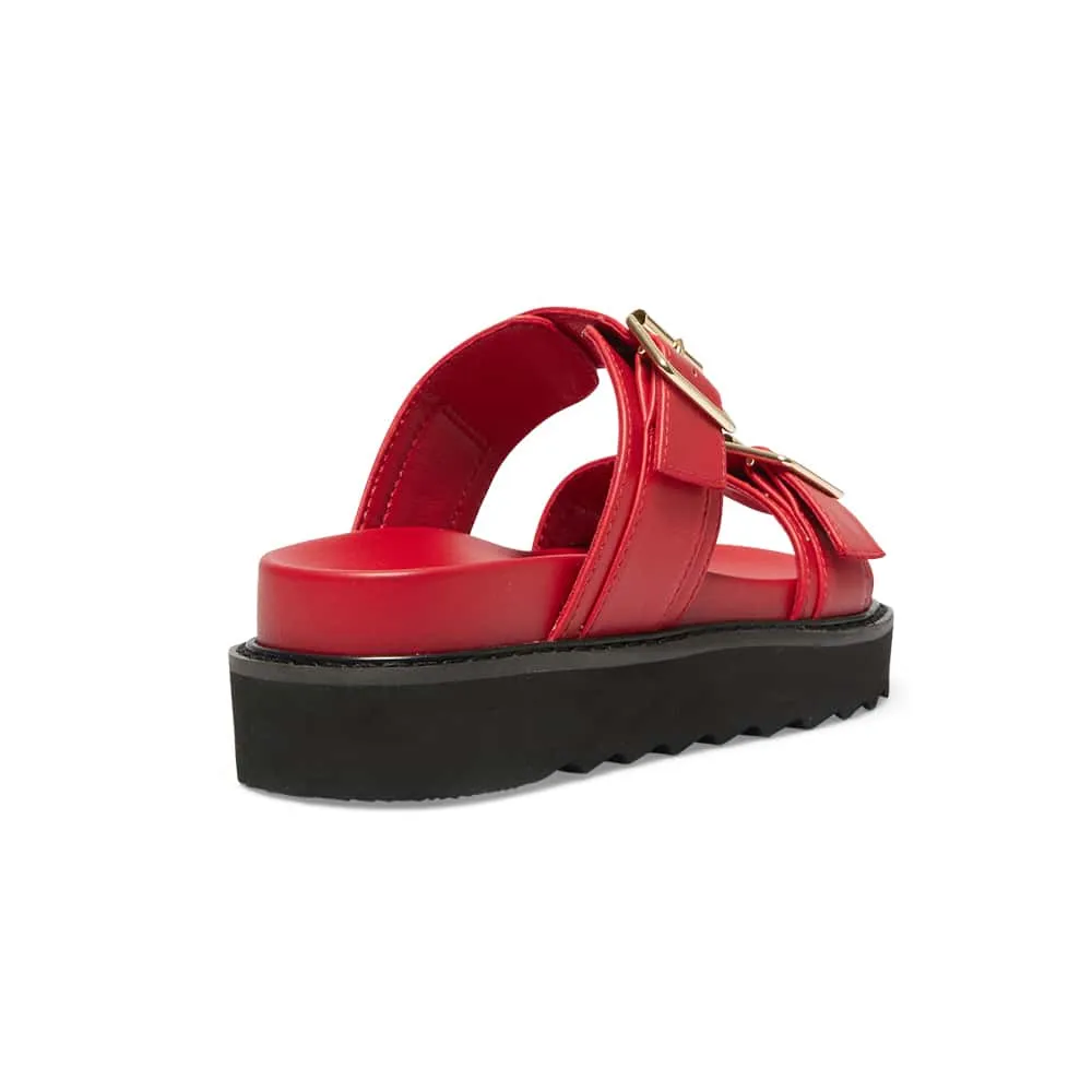 Poppy Slide in Red Smooth