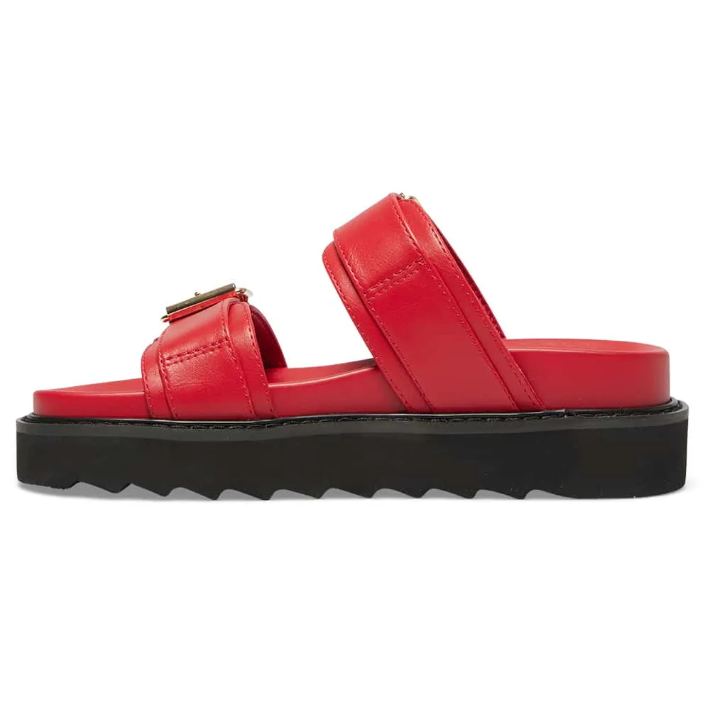Poppy Slide in Red Smooth