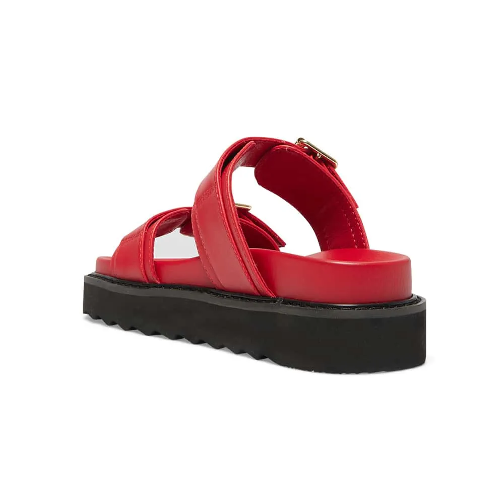 Poppy Slide in Red Smooth
