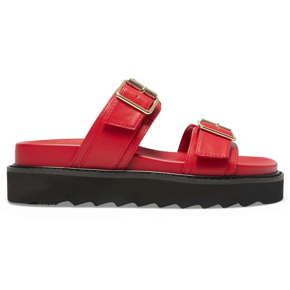 Poppy Slide in Red Smooth