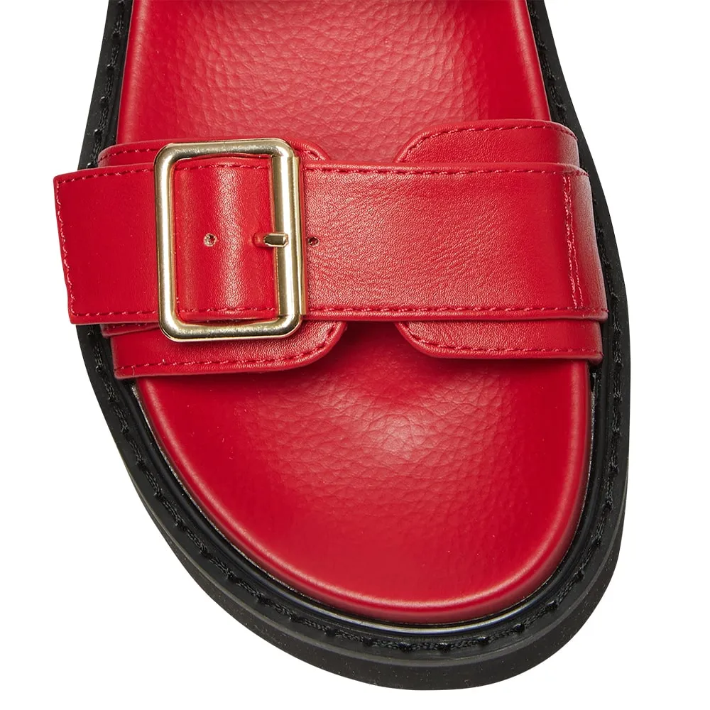 Poppy Slide in Red Smooth