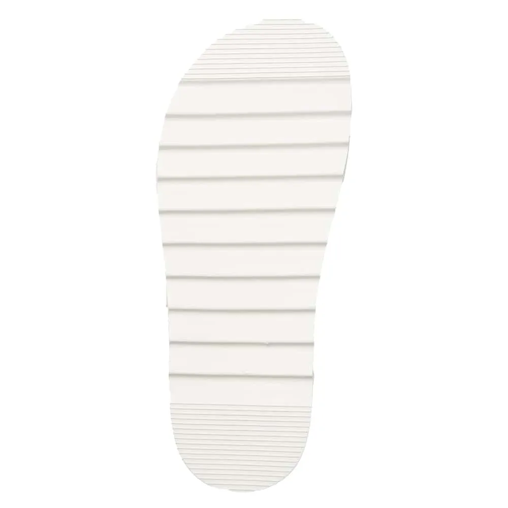 Poppy Slide in White Smooth