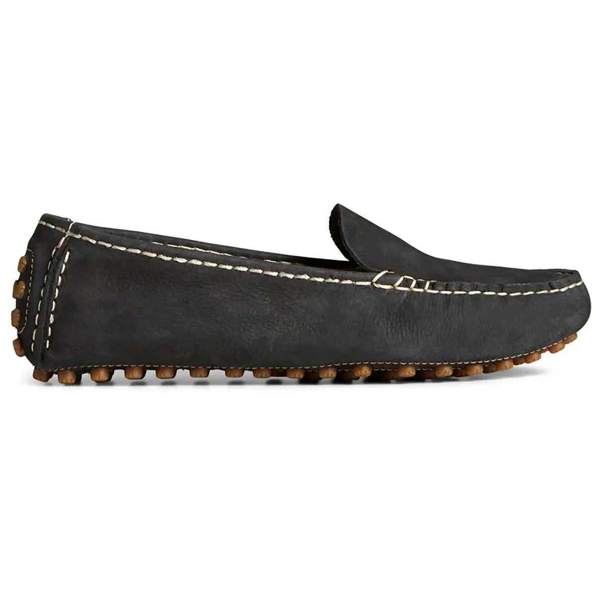 Port Driver Womens Studded Leather Moccasins